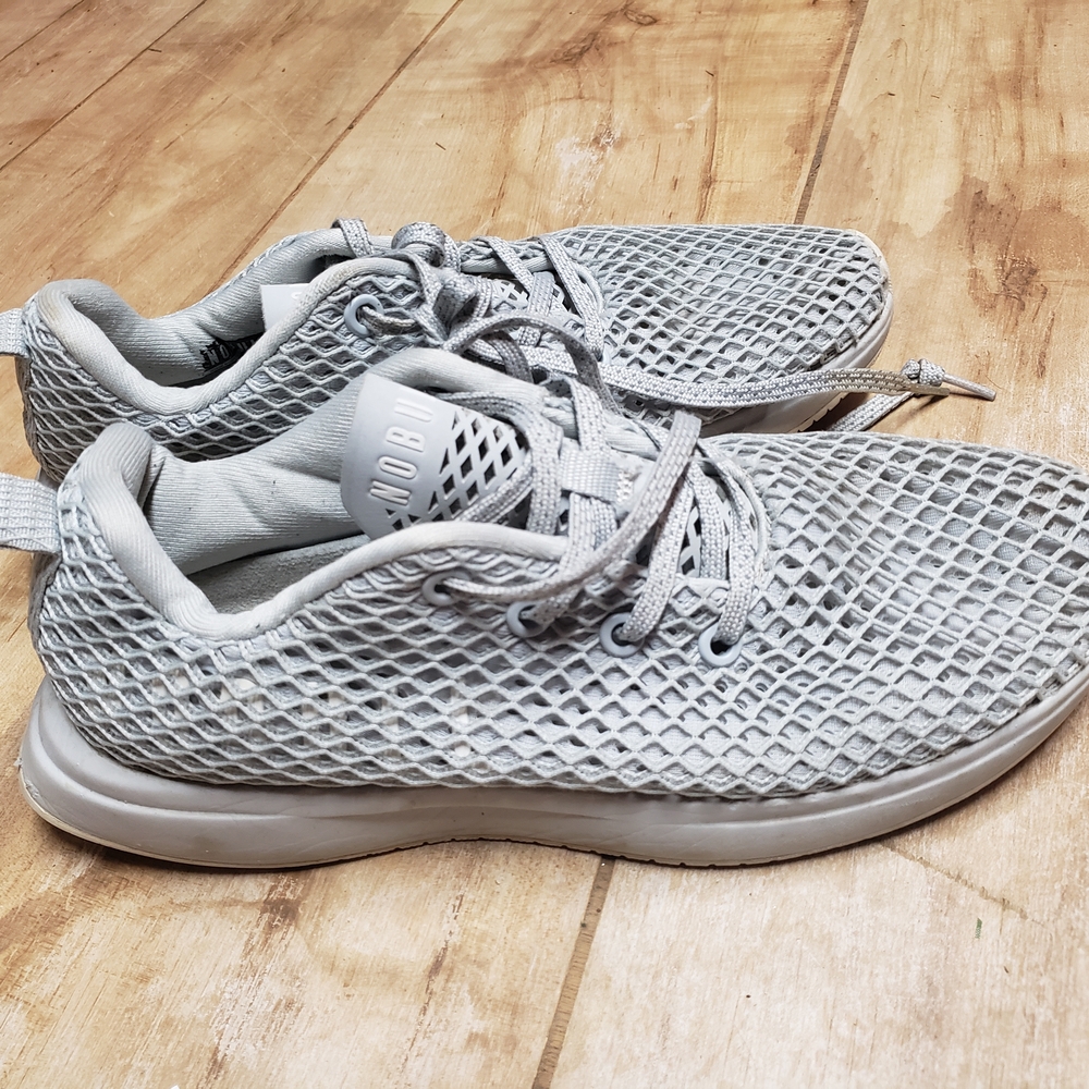 NOBULL Light Gray Mesh Sneakers